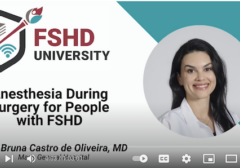 Anesthesia in surgery for FSHD